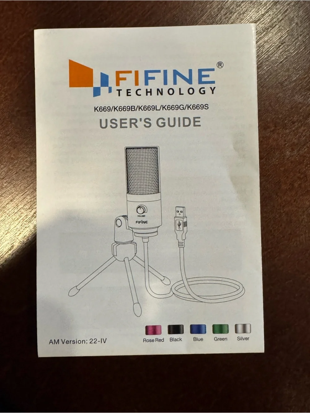 Fifine usb condenser